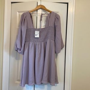 Purple summer dress